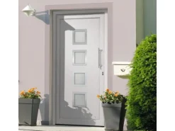 vidaXL Haustür Weiß 98x200 cm 279183