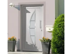 vidaXL Haustür Weiß 98x208 cm 279208