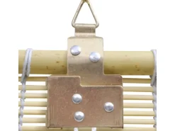 vidaXL Naturfarbenes Bambusrollo 120 x 220 cm