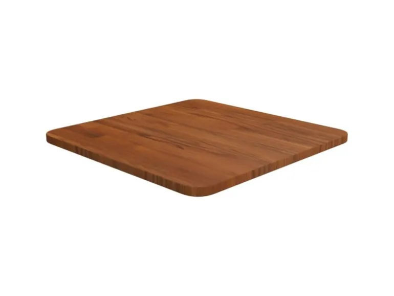 vidaXL Tischplatte Quadratisch Dunkelbraun 40x40x1,5cm Eiche Behandelt