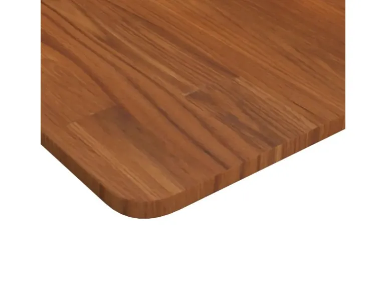 vidaXL Tischplatte Quadratisch Dunkelbraun 40x40x1,5cm Eiche Behandelt