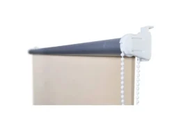 vidaXL Verdunkelungsrollo Verdunklungsrollo 140 x 230 cm Weiß