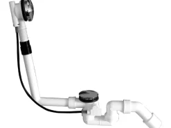 Viega Excenter Ab- und Überlaufgarnitur Multiplex für Wannen Chrom