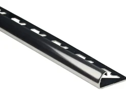 Viertelkreis-Abschlussprofil Edelstahl poliert 10 mm x 1 m
