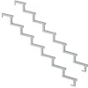 Vinuovo 2er Set Stahl Treppenwange 7 Stufen Option für Setzstufen 119cm