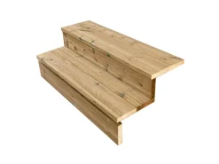 Vinuovo Terrassentreppe 2 Stufen 100cm mit Setzstufen