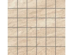 Vitra Mosaikfliese Olympus Feinsteinzeug Beige 30 cm x 30 cm