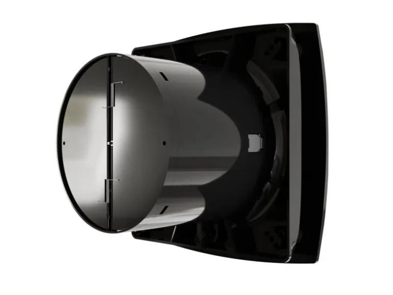 VLANO Badlüfter ALTO 100 Black mit Quick-Fix Montagesystem