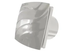 VLANO Badlüfter ALTO 120 Silver mit Quick-Fix Montagesystem
