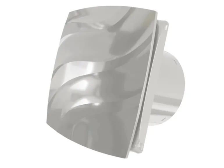 VLANO Badlüfter ALTO 120 TH Silver mit Nachlauf & Hygrostat