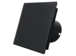 VLANO Badlüfter EOS 100 H BK mit Feuchtigkeitssensor & Nachlauf