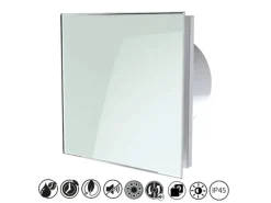 VLANO Badlüfter EOS 100 H WH mit Feuchtigkeitssensor & Nachlauf