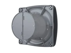 VLANO Badventilator ENSO 125 Dark mit Rückschlagventil Dunkelgrau-Metallic