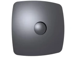 VLANO Badventilator ENSO 100 Dark mit Rückschlagventil Dunkelgrau-Metallic