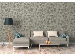 Vliestapete Dschungel Matt Leicht Strukturiert Braun Schwarz FSC®