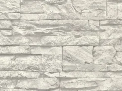 Vliestapete Naturals Stein Grau FSC®