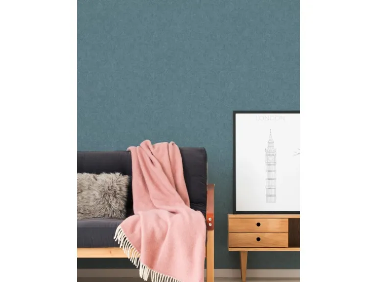 Vliestapete Orient Vintage Matt Leicht Strukturiert Blau FSC®