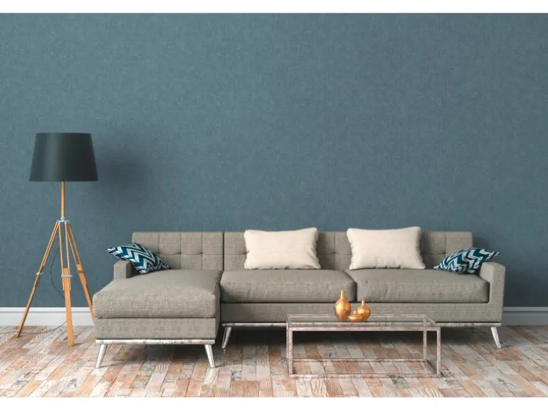 Vliestapete Orient Vintage Matt Leicht Strukturiert Blau FSC®