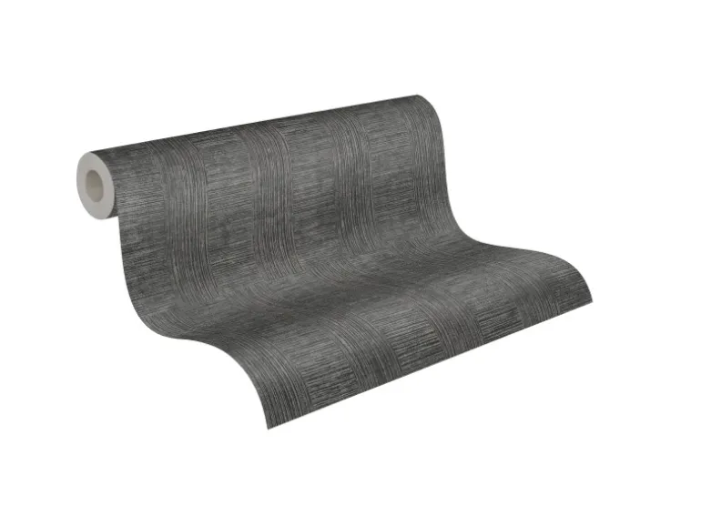 Vliestapete Streifen Designertapete Leicht Glanz Leicht Strukt. Metallic FSC®