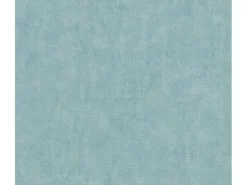 Vliestapete Uni Matt Leicht Strukturiert Blau FSC®