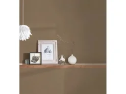 Vliestapete Uni Matt Leicht Strukturiert Braun FSC®