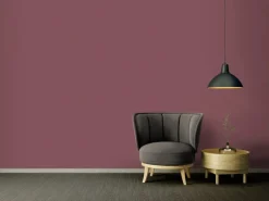 Vliestapete Uni Matt Leicht Strukturiert Lila FSC®