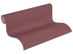 Vliestapete Uni Matt Leicht Strukturiert Lila FSC®