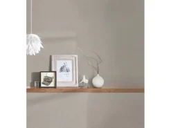 Vliestapete Uni Matt Leicht Strukturiert Grau FSC®