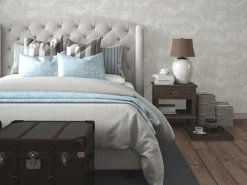 Vliestapete Wald Matt Leicht Strukturiert Beige Creme FSC®