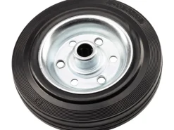 Vollgummirad Ø 200 mm Stahlfelge Schwarz Nabe 58 mm