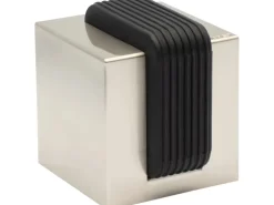 Wagner Boden- und Wand-Türstopper EH5162 Edelstahl-Schwarz