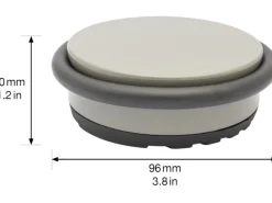 Wagner Bodentürstopper Big Disk Color Steingrau