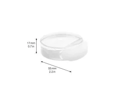 Wagner Bodentürstopper Clear Ø 50 mm x 55 mm x 17 mm Transparent