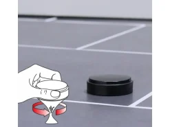 Wagner Bodentürstopper Kleben Black Deluxe Ø 50 mm x 15 mm Schwarz