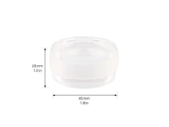 Wagner Bodentürstopper Selbstklebend Clear Ø 45 mm x 25 mm Transparent