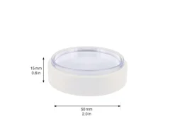 Wagner Bodentürstopper Selbstklebend Clear Ø 50 mm x 15 mm Transparent