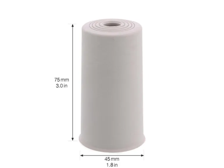 Wagner Boden-/Wandtürstopper Vulkano Ø 45 mm x 75 mm Gummi Grau