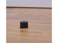 Wagner Boden-/Wandtürstopper Vulkano Ø 35 mm x 25 mm Gummi Schwarz