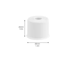 Wagner Boden-/Wandtürstopper Vulkano Ø 35 mm x 25 mm Gummi Weiß