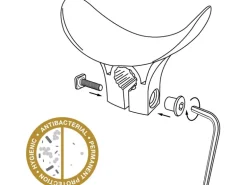 Wagner Hygienischer Klinkenaufsatz Schwarz