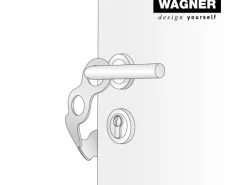 Wagner Klemmschutz Filz 410 mm x 50 mm x 7,5 mm Grau