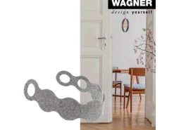 Wagner Klemmschutz Filz 410 mm x 50 mm x 7,5 mm Grau