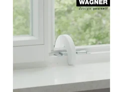 Wagner Tür- und Fensterklemme Ø 90 mm x 15 mm Weiß