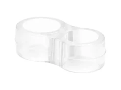 Wagner Türpuffer Doppelring 45 mm x 25 mm x 15 mm Transparent