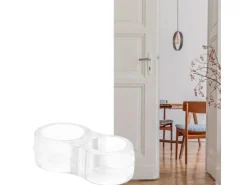 Wagner Türpuffer Doppelring 45 mm x 25 mm x 15 mm Transparent