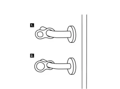 Wagner Türpuffer Doppelring 45 mm x 25 mm x 15 mm Transparent