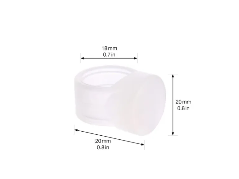Wagner Türpuffer Doppelring Ø 18 mm x 20 mm x 20 mm Transparent