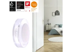 Wagner Türstopper Screw Or Glue/Schrauben o Kleben Ø 40 mm x 10 mm Transparent