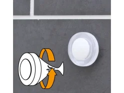 Wagner Türstopper Screw Or Glue/Schrauben o Kleben Ø 40 mm x 10 mm Transparent