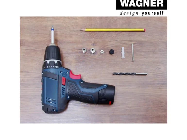 Wagner Wandtürstopper Ø 12 mm x 30 mm Edelstahl Optik